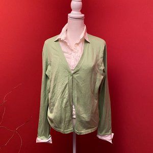 Jones New York Sweater w/removable shirt